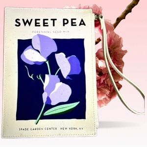 Kate Spade NY RARE Collectible “Turn Over a Leaf Seed” Wristlet